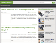 Tablet Screenshot of profilenews.fr